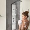 Generic Stainless Steel Rain Shower Panel Tower with Massage and Waterfall view 2