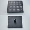Black Thermostatic Rain Shower System with Swivel Tub Spout view 4