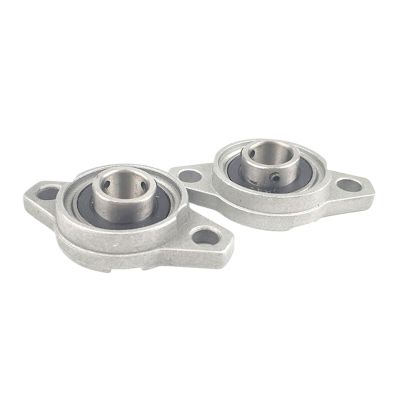 MJINA 2-Pack KFL002 15 mm Mounted Cast Housing Self-Aligning Pillow Block Bearing