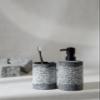 WENKO Anfo Bathroom Accessory Set, Gray, 3-Piece view 2