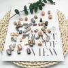 JUMELA Hanging Cord Metal Bell Buckles, Hat Cord, Drawstring and Clothing Hardware, 6 Pieces, 33 Foggy Sand Gold view 3