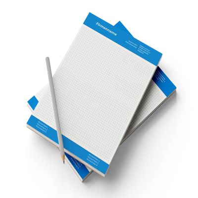Premium Personalized A4 Notepad, 25 Pages – Edgy Filling