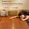 Foldable Rattan Bamboo Cooling Mattress Pad with Pillowcases view 2
