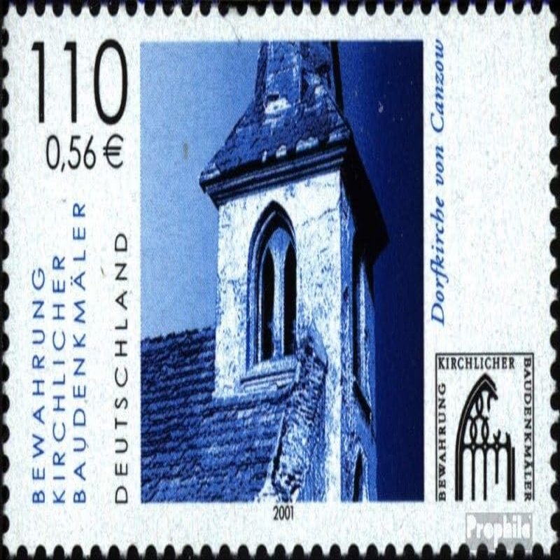 Prophila Collection Germany 2199 (Complete Issue) FDC First-Day Cover, 2001 Architectural Monuments