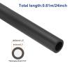 QUARKZMAN 61 cm Pipe Insulation Foam, 18 mm Diameter, 6 mm Wall Thickness, Black view 2