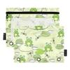 Wudan Frogs and Dragonflies 3-Ring Binder Pencil Pouches, 2-Pack, Clear view 1