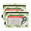Wudan Frogs and Dragonflies 3-Ring Binder Pencil Pouches, 2-Pack, Clear view 2