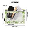 Wudan Frogs and Dragonflies 3-Ring Binder Pencil Pouches, 2-Pack, Clear view 3