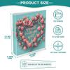 JUMBEAR Mother's Day Tulip 3-Ring Binder, Letter Size, Colorful Floral Design view 3