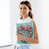 JUMBEAR Mother's Day Tulip 3-Ring Binder, Letter Size, Colorful Floral Design view 4