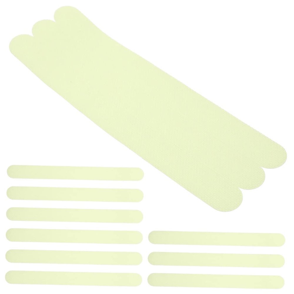 Self-Adhesive Stair Strips, 48-Pack, Fluorescent, Nonslip
