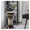 Indoor Floor Water Fountain, Freestanding Chinese-Style Fountain with Crystal Ball and Pump for Office, Bedroom, Living Room, and Balcony Decor view 3