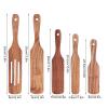 Spurtle Wooden Teak Utensil Set, 5-Piece view 4