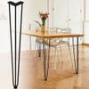 4 Hairpin Table Legs, 71 cm, Metal DIY Legs for Coffee or Dining Tables, Black view 4
