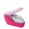 XPJYUA Mini Staple-Free Stapler, Easy-Use Desktop Stapler, Rose Red view 1