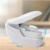 XPJYUA Mini Staple-Free Stapler, Easy-Use Desktop Stapler, Rose Red view 4