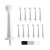 HOME MASTER HARDWARE Door Stops, 7.6 cm, White, 12-Pack view 1