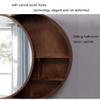 Generic Bathroom Cabinet, Wall-Mounted Round Medicine Cabinet with Mirror, 2-in-1 Storage Cabinet view 4