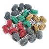 Mini Drill Abrasive Brush, 2.35 mm/3 mm Shank, Nylon Polishing Wheel for Rotary Tool Accessory Set (25-Piece Assortment, 2.35 mm) view 2