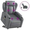 Homgoday Electric Lift Recliner Massage TV Chair, Gray Faux Leather view 2