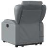 Homgoday Electric Lift Recliner Massage TV Chair, Gray Faux Leather view 4