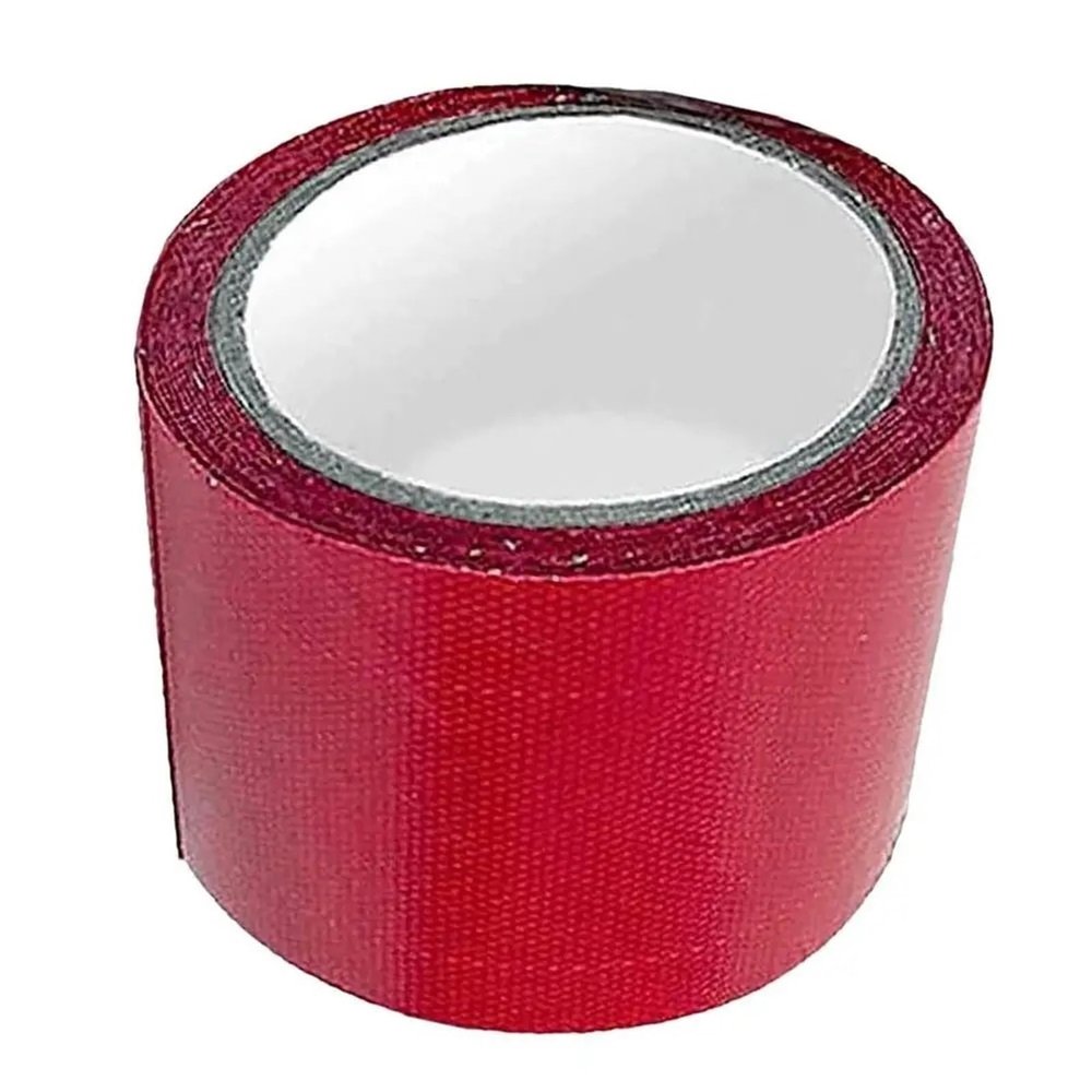 GSJNHY Tarp Repair Tape, Tent Repair Tape, Waterproof Leather, Self-Adhesive Fabric Tape, Red
