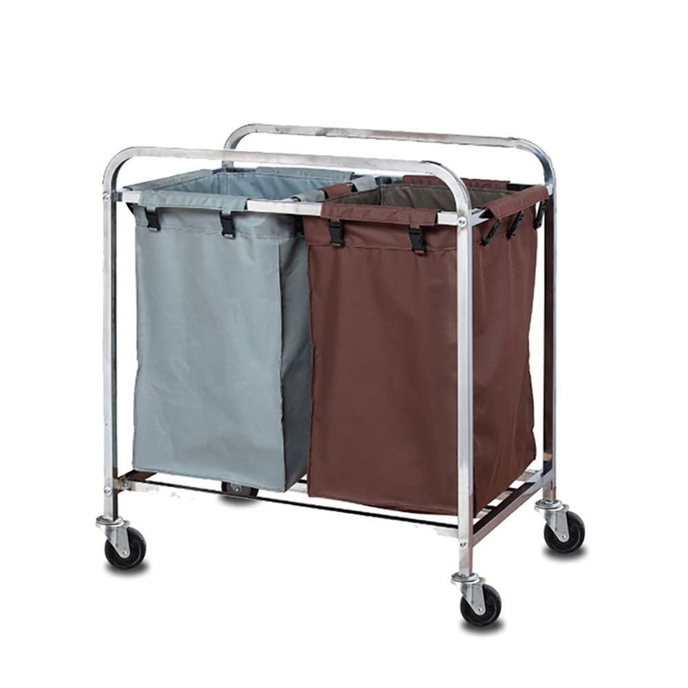 Mobile Hotel Linen Cart, Removable Lobby Storage Trolley, Room Cleaning Cart, EFVBN