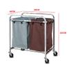Mobile Hotel Linen Cart, Removable Lobby Storage Trolley, Room Cleaning Cart, EFVBN view 2