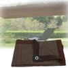 HDPE Shade Net with Aluminum Grommets, Coffee, 3 x 10 m view 1