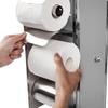 Desyeryamimi Lockable Toilet Paper Holder, 3-Roll Stainless Steel Wall Mount, Double-Roll Dispenser for Bathroom/Toilet, 2-Pack view 4