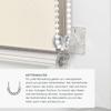 Estika Double Roller Blind, No-Drill Clamp-Fix, 73 x 220 cm, Ecru, Day & Night view 3