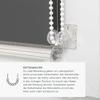 Estika Duo Roller Blind, No Drilling, 112 x 150 cm, Anthracite view 3