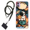 WUACYEAMING Case for Samsung Galaxy F04, Anime Pilot Rocket Design, Ultra-Thin TPU Silicone Cover with Universal Lanyard view 1