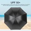 Jiawu Portable Fan Umbrella, UPF 50+, Sun and Rain Resistant, 2600 mAh USB Rechargeable view 3