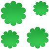 Light Green Felt Flower Trivet V1 – 3–60 cm view 2