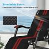 Safehappy Folding Zero-Gravity Lounge Chair, Adjustable Waterproof Metal Recliner view 3
