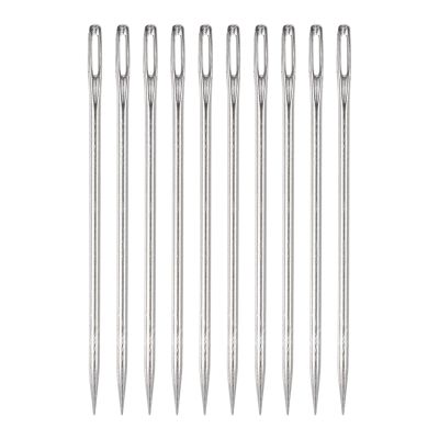 QUARKZMAN 10-Piece 4-Inch Upholstery Needles, Stainless Steel, Large Eye