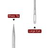 QUARKZMAN 10-Piece 4-Inch Upholstery Needles, Stainless Steel, Large Eye view 4