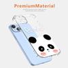 ILING Case for Sony Xperia 10 VI, Ultra-Thin Clear TPU Silicone Case with Panda Floral Cartoon Pattern view 2