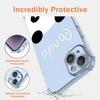 ILING Case for Sony Xperia 10 VI, Ultra-Thin Clear TPU Silicone Case with Panda Floral Cartoon Pattern view 3