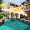 Wttfc Triangular Sun Shade Sail with D-Ring, Waterproof, 95% UV Protection, Orange, 4.5 x 4.5 x 4.5 m view 2