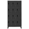 QZZCED Steel Locker Cabinet, Anthracite, 90 x 45 x 180 cm view 2