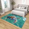 Turtle Rug, 140 x 200 cm – Soft, Washable, Non-Slip Short-Pile Rug view 2