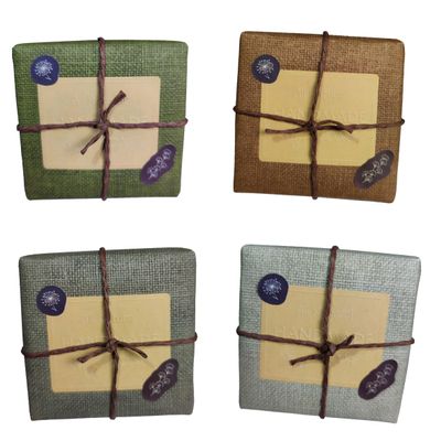 ZZYBIA 100-Set Handmade Soap Gift Wrapping Kit with Healing Labels
