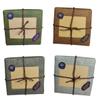 ZZYBIA 100-Set Handmade Soap Gift Wrapping Kit with Healing Labels view 1