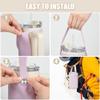 Stanley Silicone Water Bottle Handle Holders with Strap, 2-Pack, Pink and Purple view 2