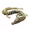 RR-YRL Brass Chinese Dragon, Lifelike Movable 3D Handheld Sculpture view 1