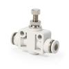 RFXOGTYFZ 1PCS White Flow Speed Control Pipeline Valve Air Connector Quick Pneumatic Fitting SA4 6 8 10 12 (Size: LSA10) view 1