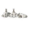 RFXOGTYFZ 1PCS White Flow Speed Control Pipeline Valve Air Connector Quick Pneumatic Fitting SA4 6 8 10 12 (Size: LSA10) view 2