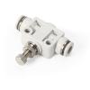 RFXOGTYFZ 1PCS White Flow Speed Control Pipeline Valve Air Connector Quick Pneumatic Fitting SA4 6 8 10 12 (Size: LSA10) view 4
